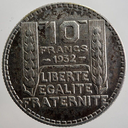 1932 France 10 Francs Silver Coin | Fine Collectable Grade