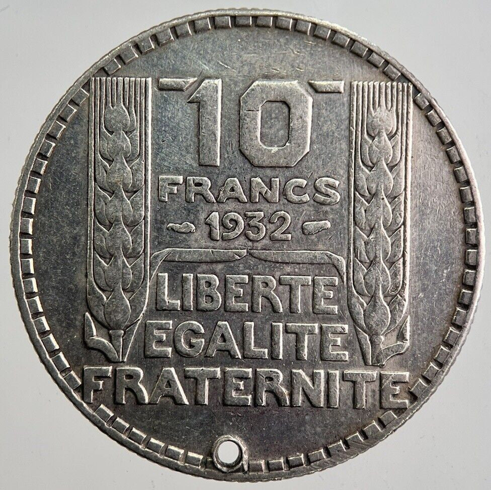 1932 France 10 Francs Silver Coin | Fine Collectable Grade