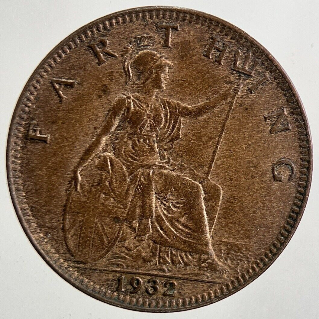 1932 George V Farthing Coin | Very High Grade