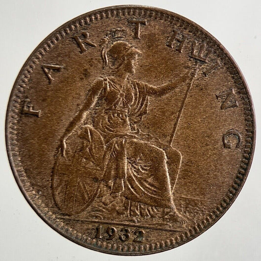 1932 George V Farthing Coin | Very High Grade