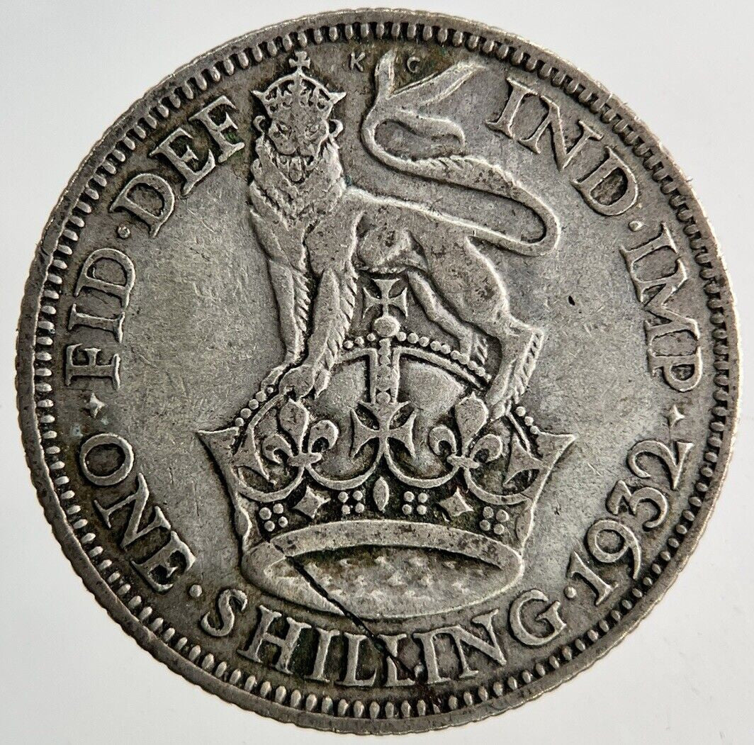 1932 George V Shilling Silver Coin | Collectable Grade