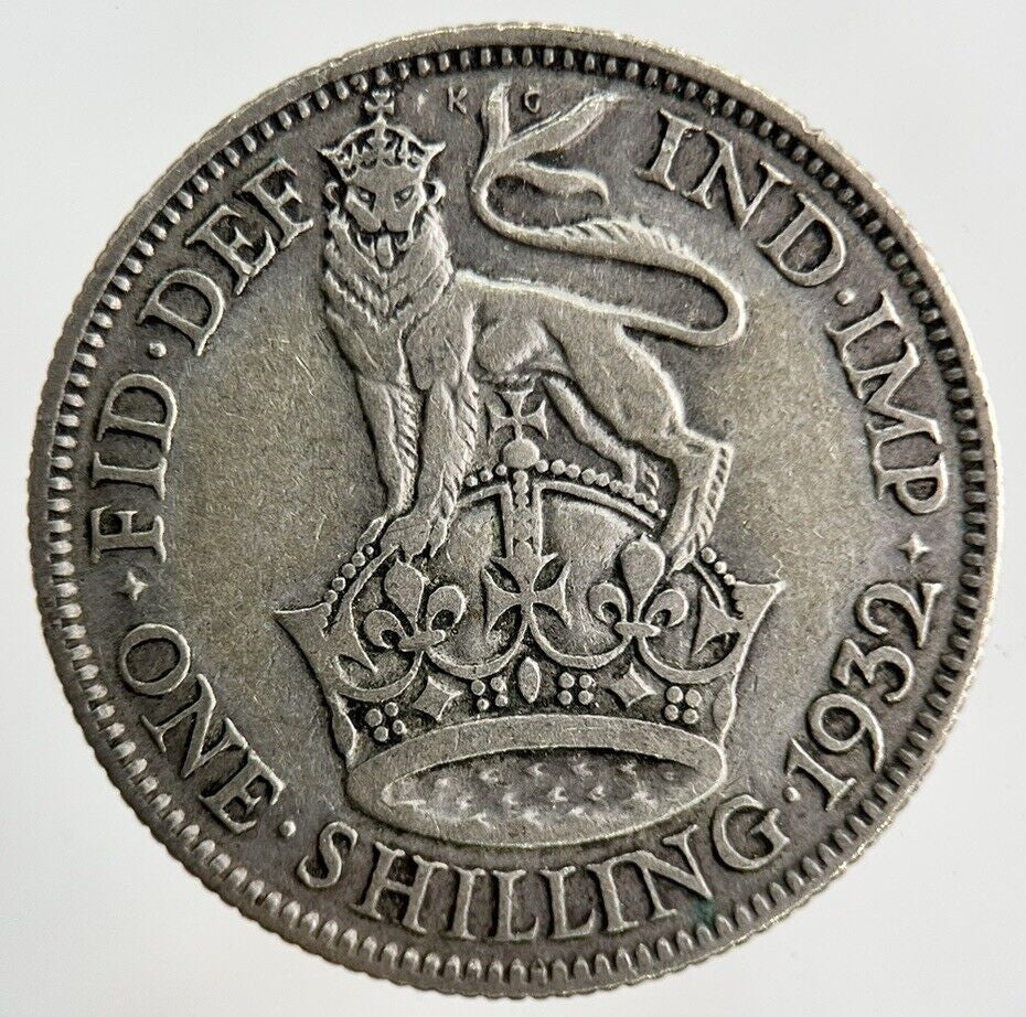 1932 George V Shilling Silver Coin | Collectable Grade