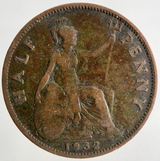 1932 George V Half-Penny Coin | Collectable Grade