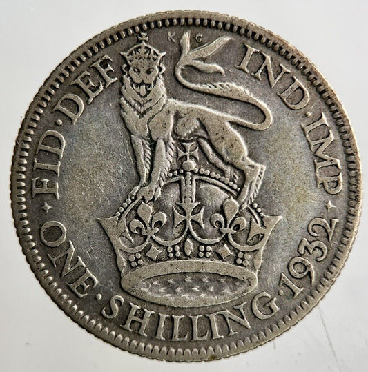 1932 George V Shilling Silver Coin | Collectable Grade