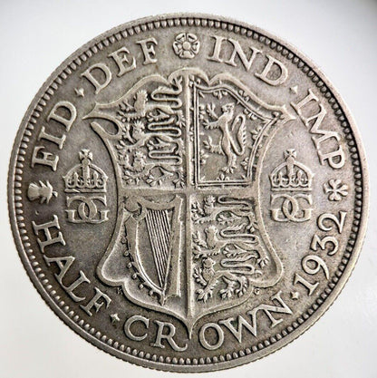 1932 George V Half-Crown Silver Coin | Fine Collectable Grade