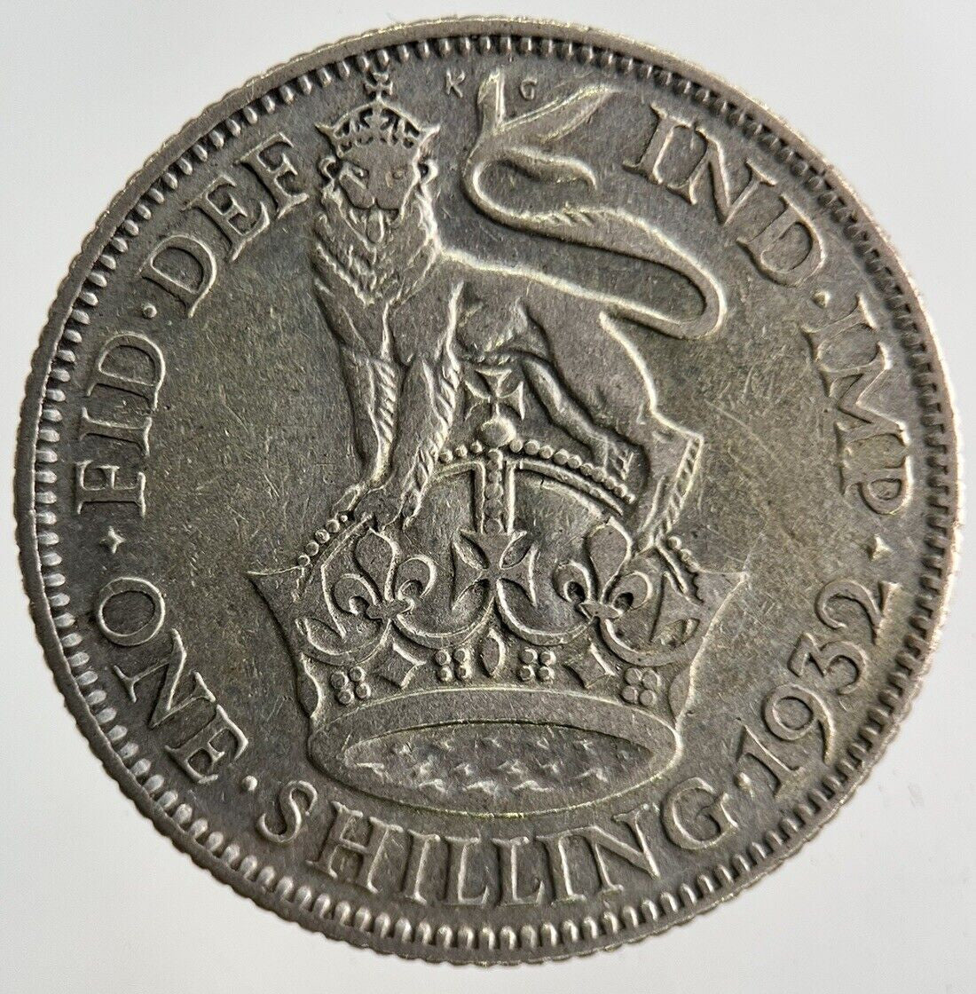 1932 George V Shilling Silver Coin | Collectable Grade