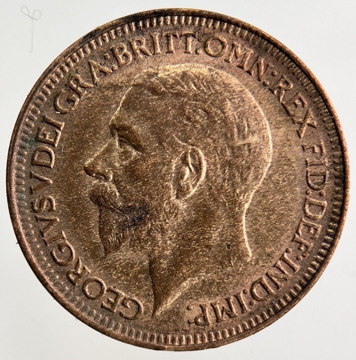 1932 George V Farthing Coin | UNC Uncirculated Grade