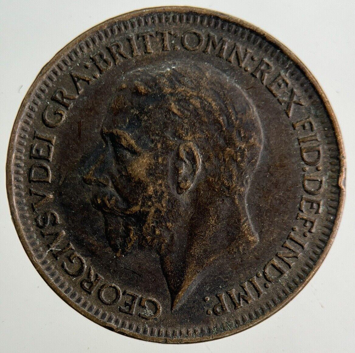 1932 George V Farthing Coin | Fine Collectable Grade