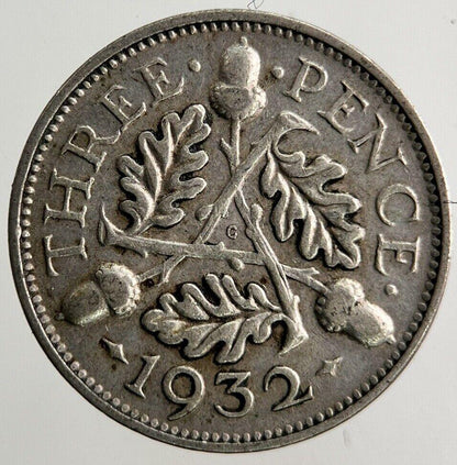1932 George V Threepence Silver Coin | Collectable Grade