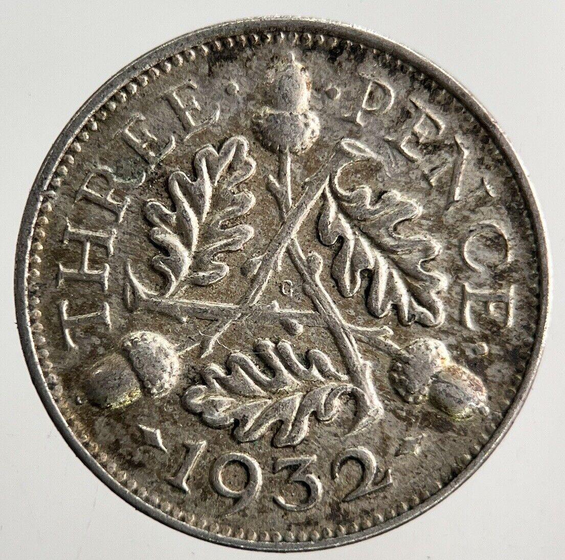 1932 George V Threepence Silver Coin | Fine Collectable Grade