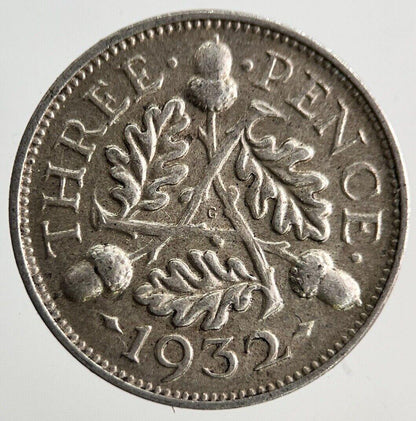 1932 George V Threepence Silver Coin | Collectable Grade