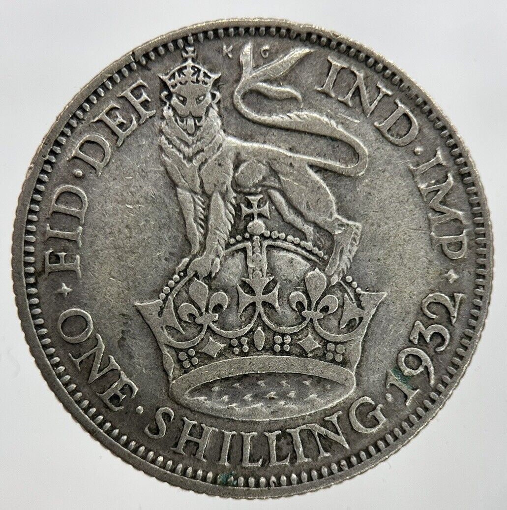 1932 George V Shilling Silver Coin | Collectable Grade