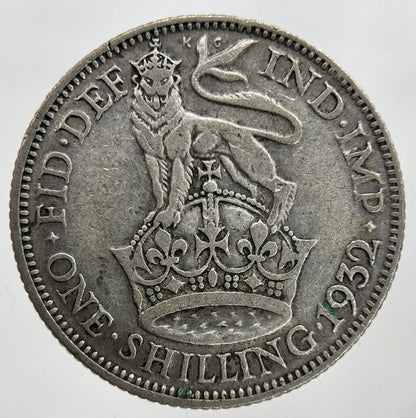 1932 George V Shilling Silver Coin | Collectable Grade