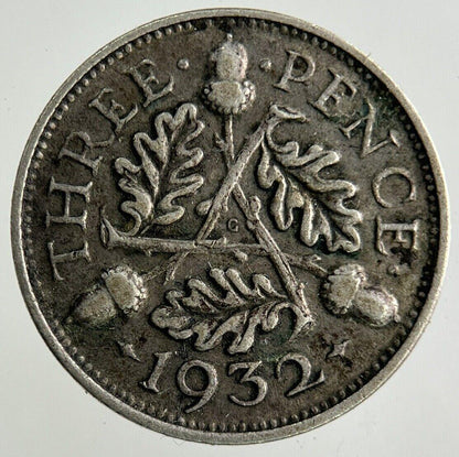 1932 George V Threepence Silver Coin | Collectable Grade