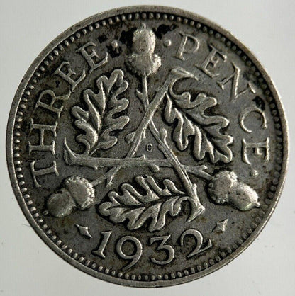 1932 George V Threepence Silver Coin | Collectable Grade