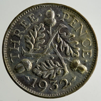 1932 George V Threepence Silver Coin | Collectable Grade
