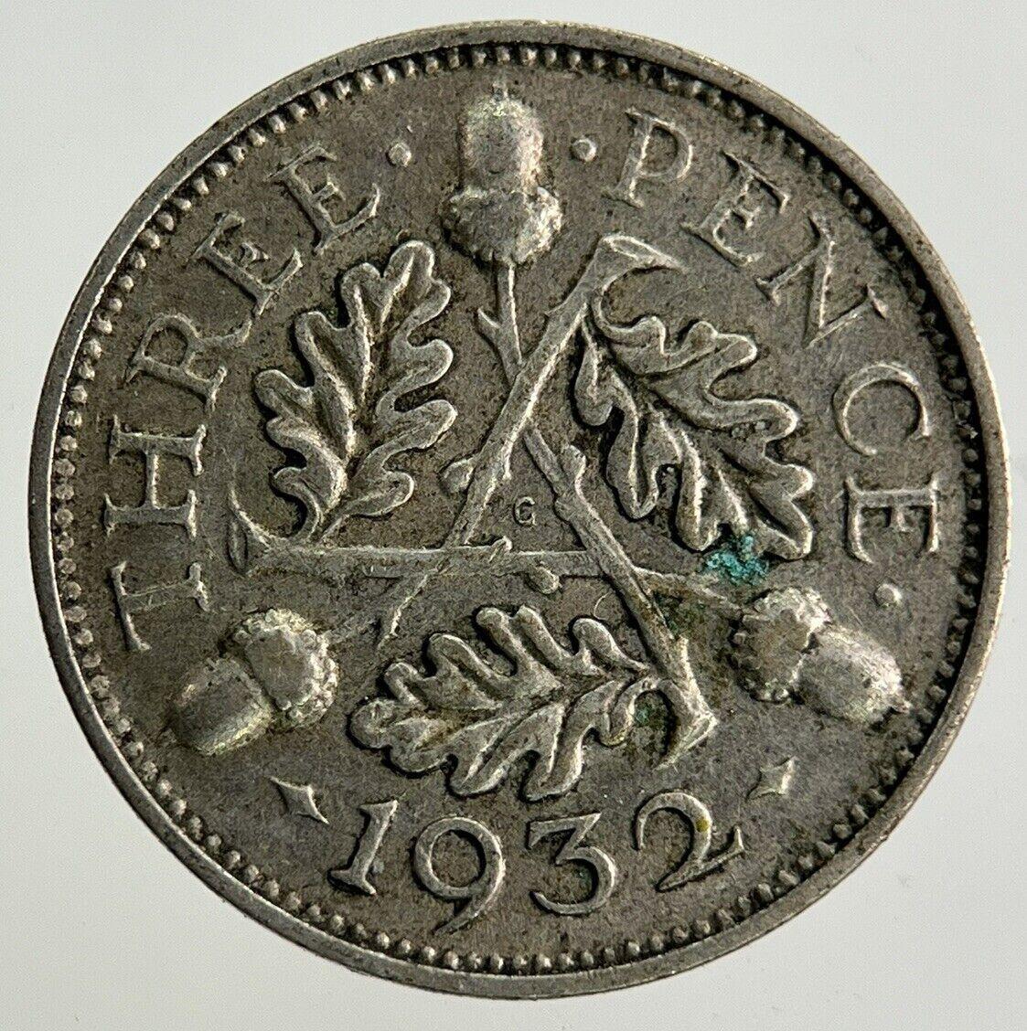 1932 George V Threepence Silver Coin | Fine Collectable Grade