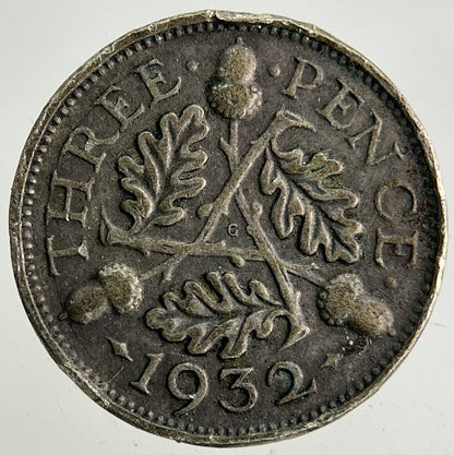 1932 George V Threepence Silver Coin | Collectable Grade
