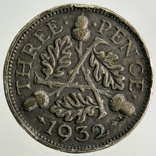 1932 George V Threepence Silver Coin | Collectable Grade