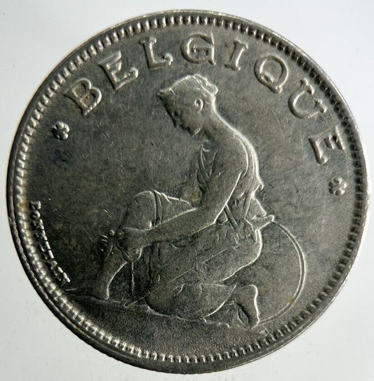 1933 Belgium 1 Franc Coin | Fine Collectable Grade