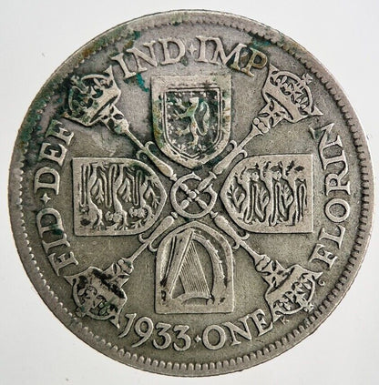 1933 George V Florin Silver Coin | Collectable Grade