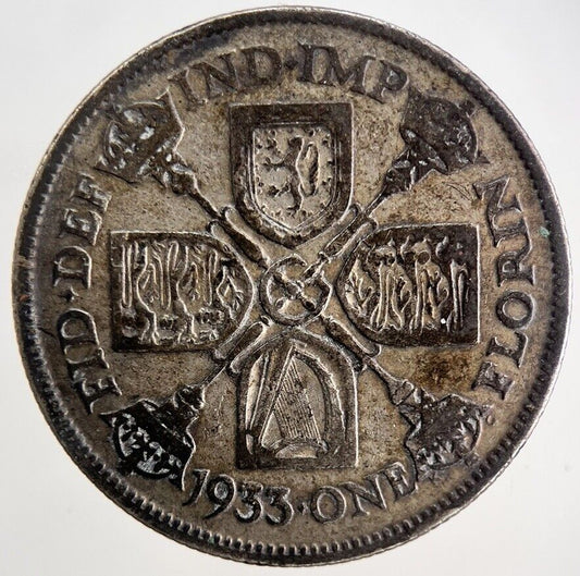 1933 George V Florin Silver Coin | Collectable Grade