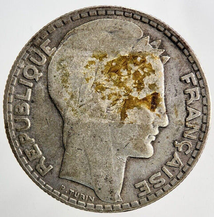 1933 France 10 Francs Silver Coin | Fine Collectable Grade | a6637