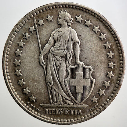 1932-B Switzerland Swiss 2 Franc Silver Coin | Very High Grade | a3329