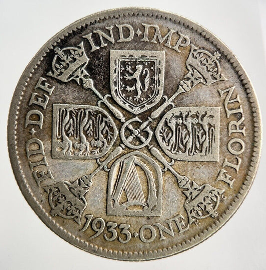 1933 George V Florin Silver Coin | Collectable Grade
