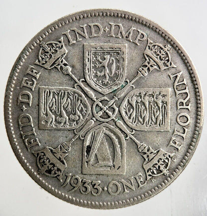 1933 George V Florin Silver Coin | Collectable Grade