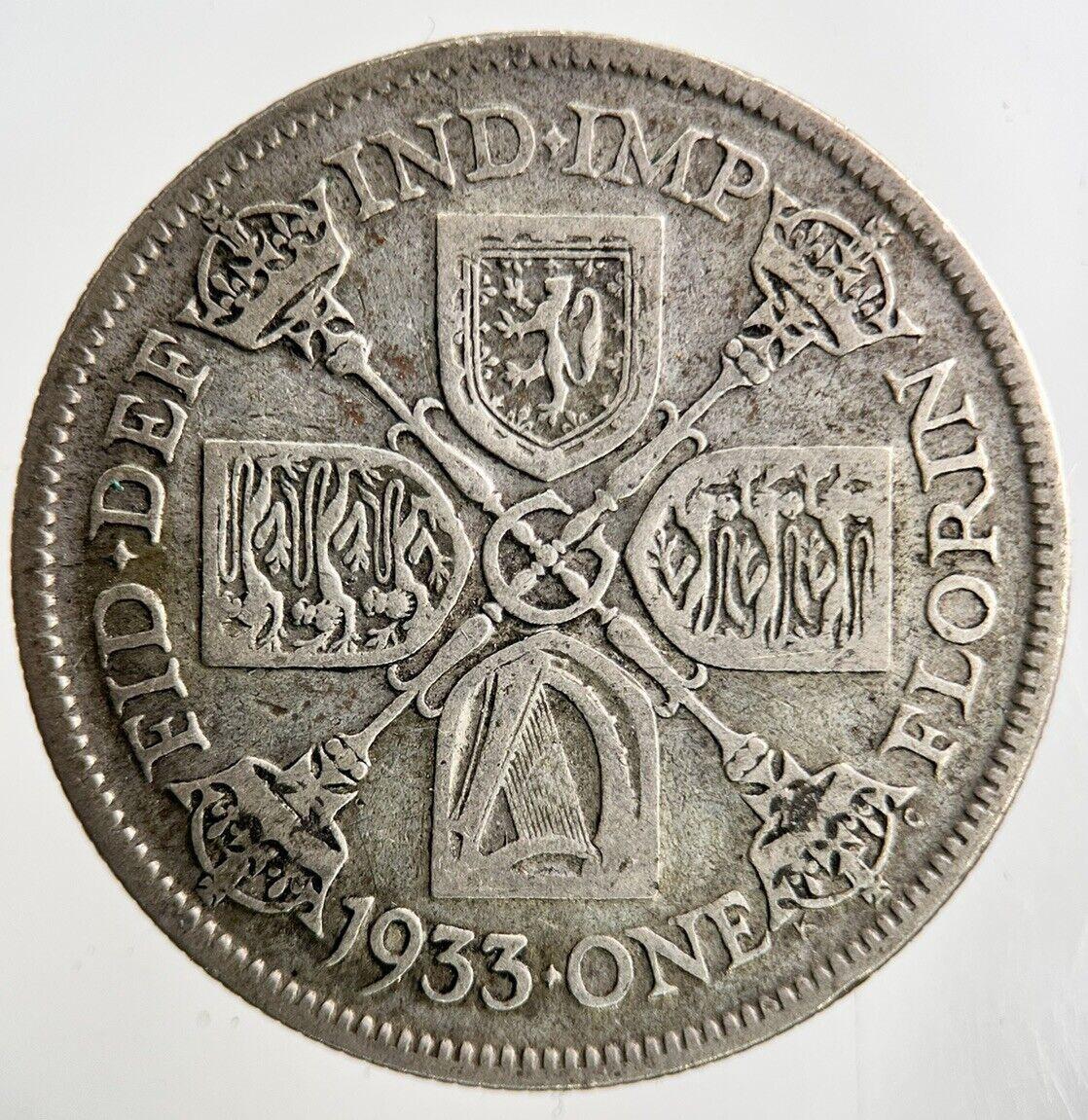 1933 George V Florin Silver Coin | Collectable Grade