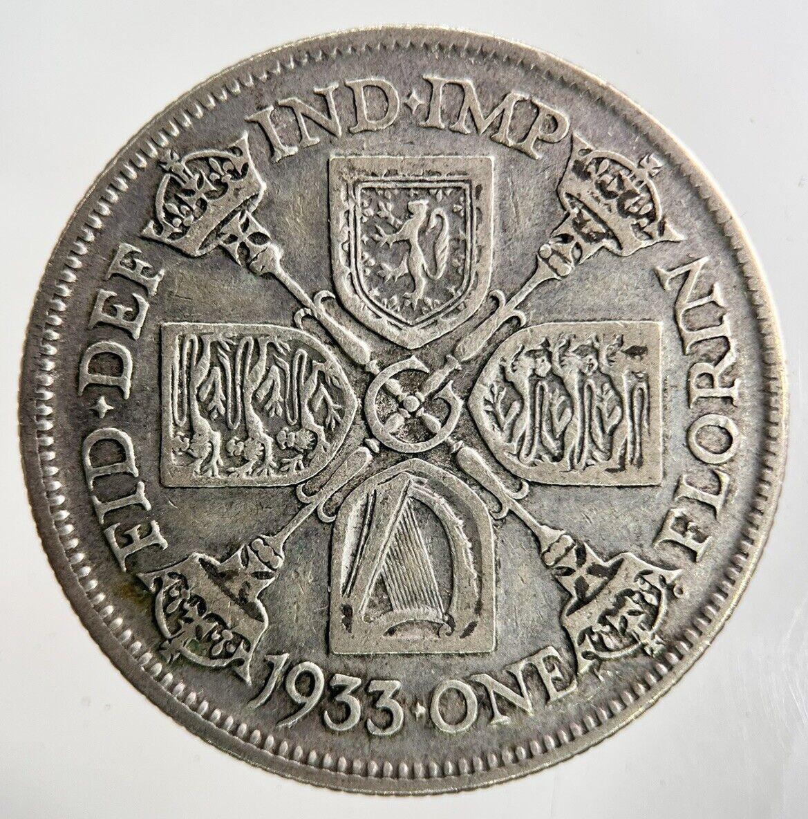 1933 George V Florin Silver Coin | Collectable Grade