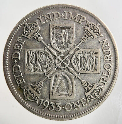 1933 George V Florin Silver Coin | Collectable Grade