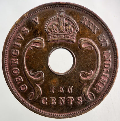 1933 East Africa 10 Cents Coin | Very High Grade