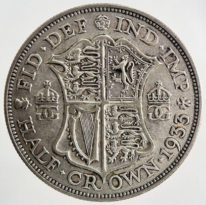 1933 George V Half-Crown Silver Coin | Fine Collectable Grade