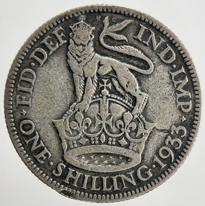1933 George V One Shilling Silver Coin | Collectable Grade