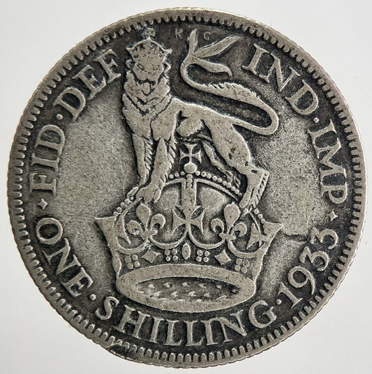 1933 George V One Shilling Silver Coin | Collectable Grade