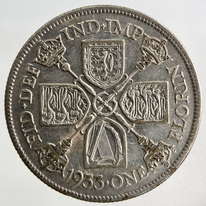 1933 George V Florin Silver Coin | Very High Grade