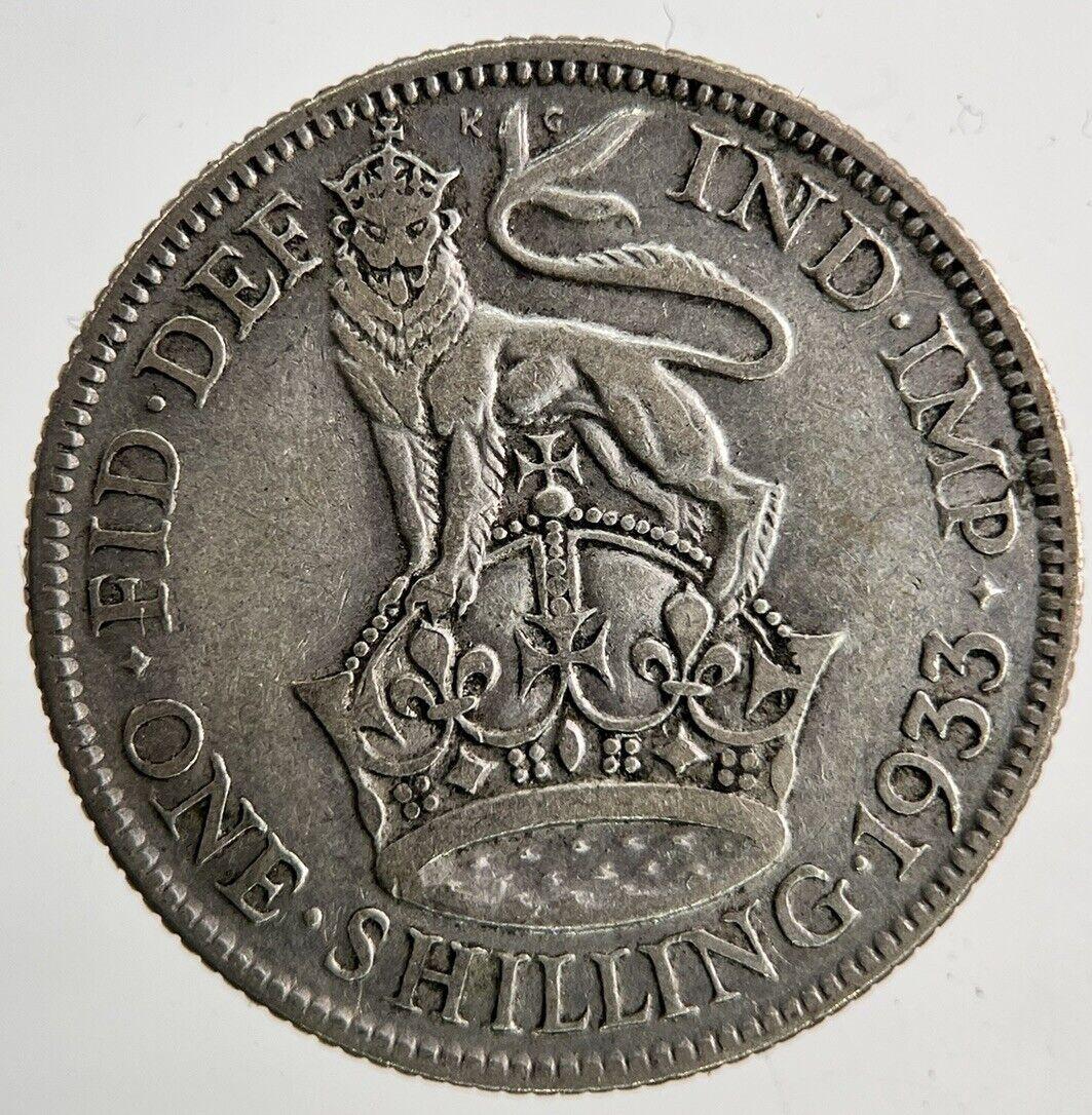 1933 George V Shilling Silver Coin | Collectable Grade