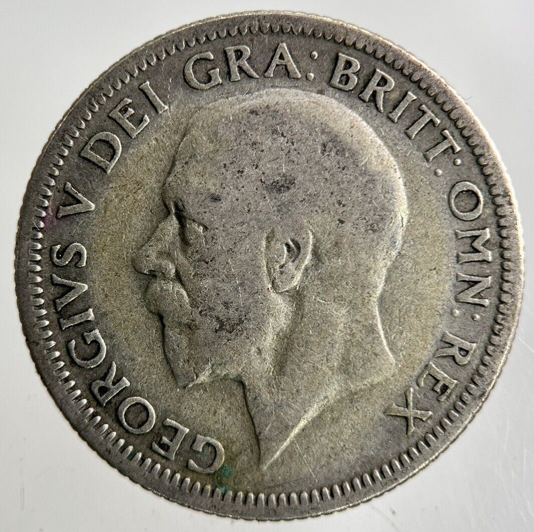 1933 George V Shilling Silver Coin | Fair Grade