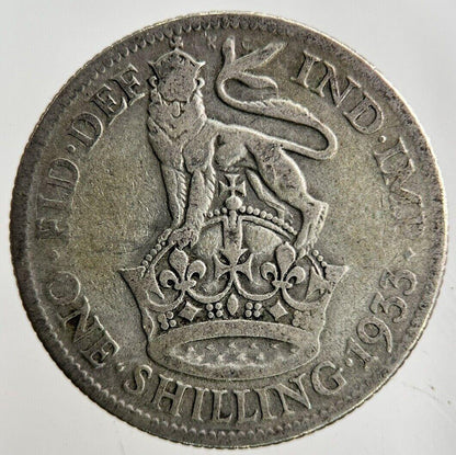 1933 George V Shilling Silver Coin | Fair Grade