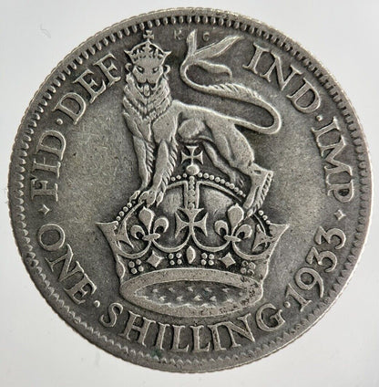 1933 George V Shilling Silver Coin | Collectable Grade