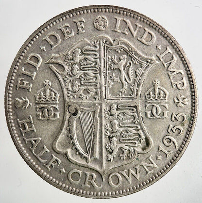 1933 George V Half-Crown Silver Coin | Fine Collectable Grade