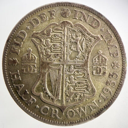 1933 George V Half-Crown Silver Coin | Collectable Grade