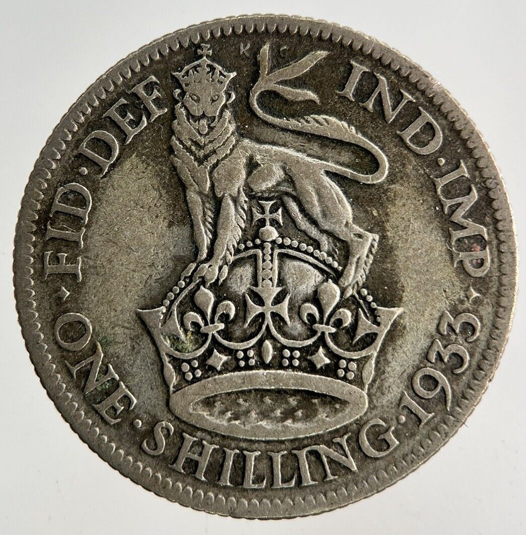 1933 George V Shilling Silver Coin | Collectable Grade
