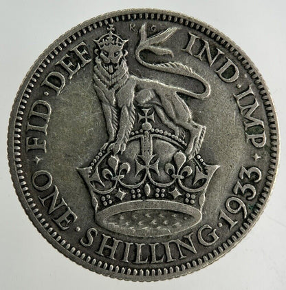 1933 George V Shilling Silver Coin | Collectable Grade