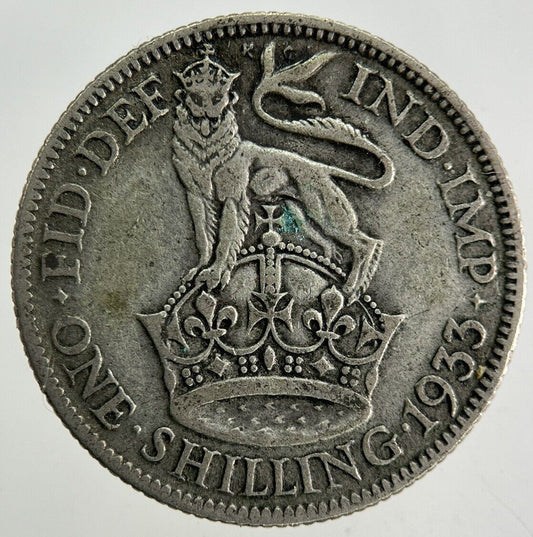 1933 George V Shilling Silver Coin | Collectable Grade