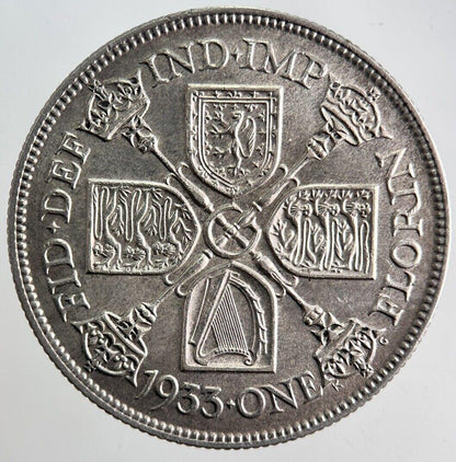 1933 George V Florin Silver Coin | Very High Grade