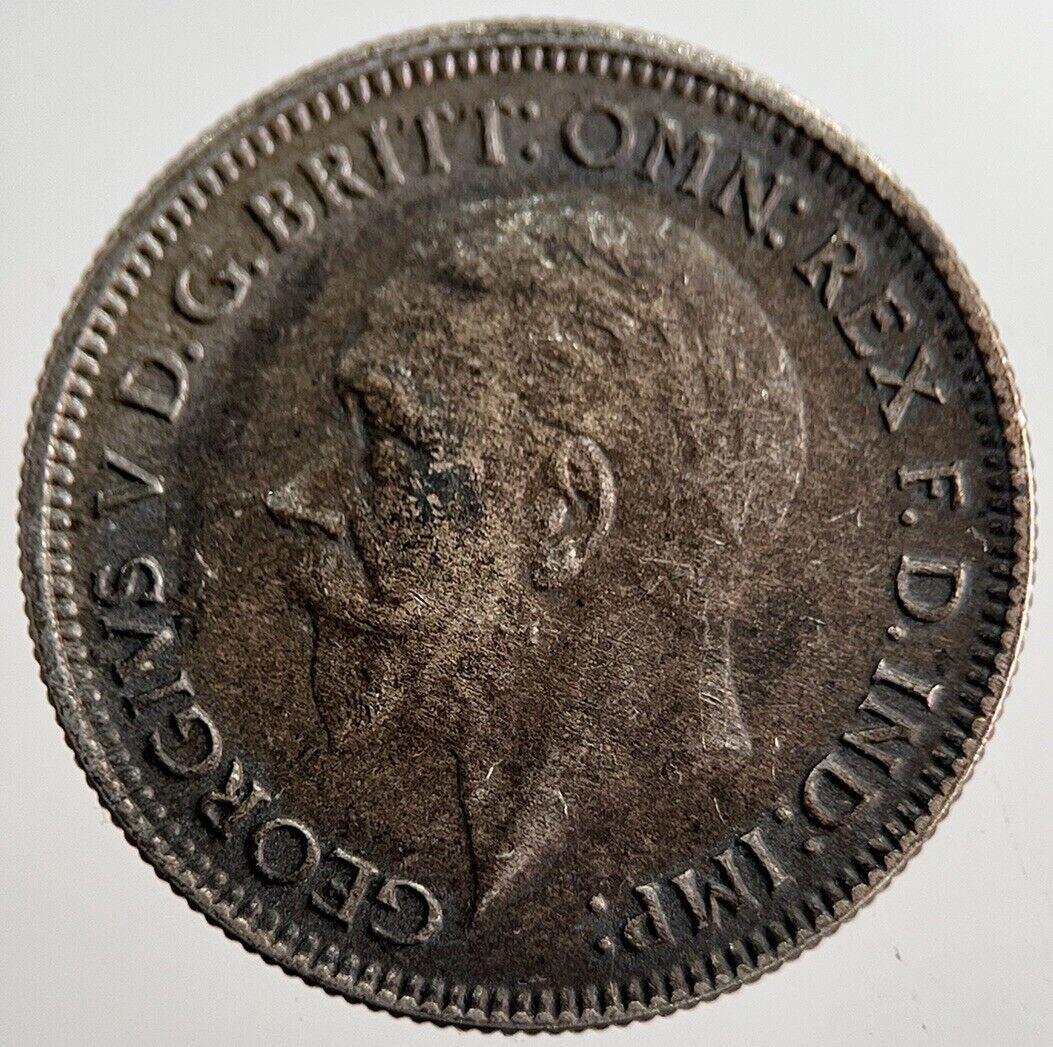 1933 George V Sixpence Silver Coin | Very High Grade | a8616