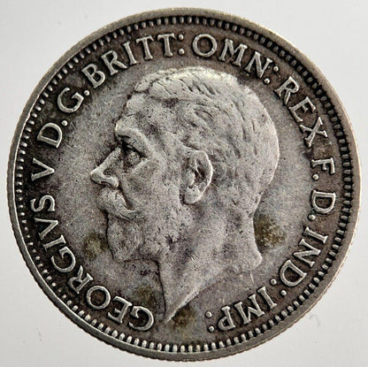 1933 George V Sixpence Silver Coin | Very High Grade | a8617